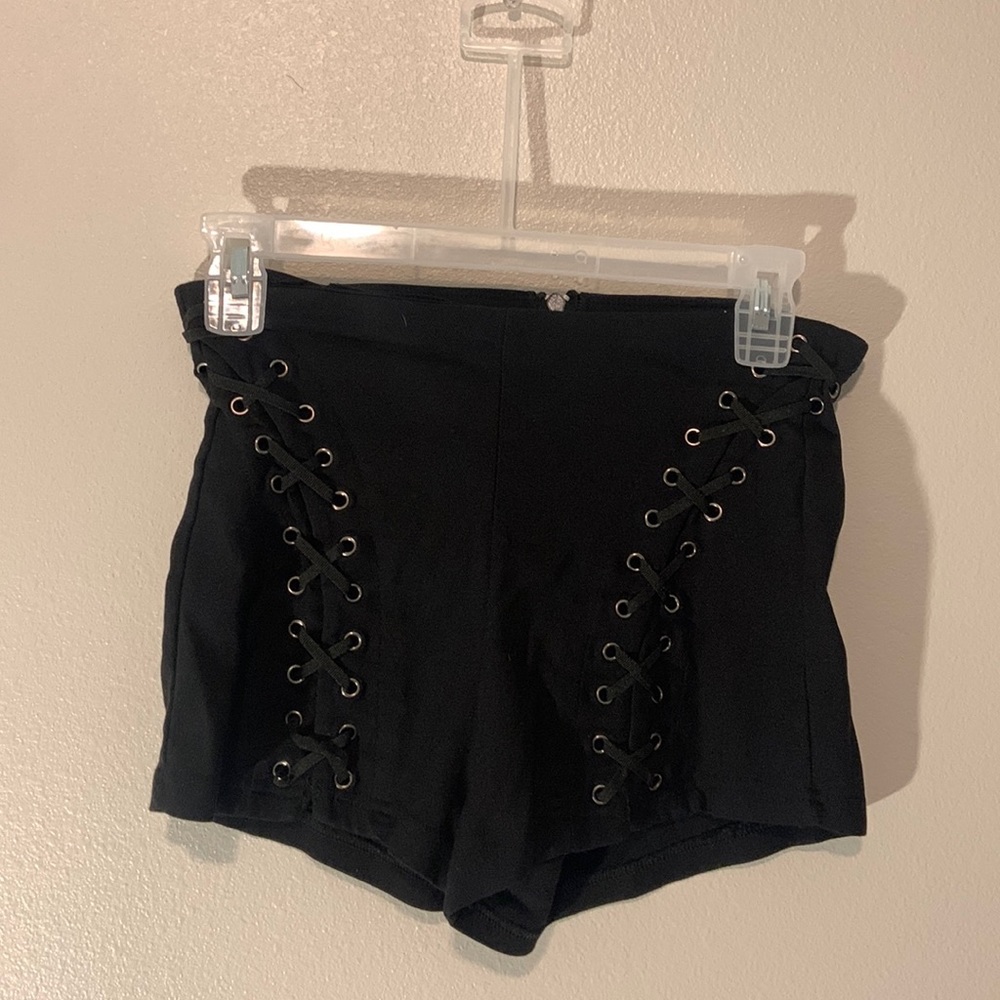 Black tight costume shorts